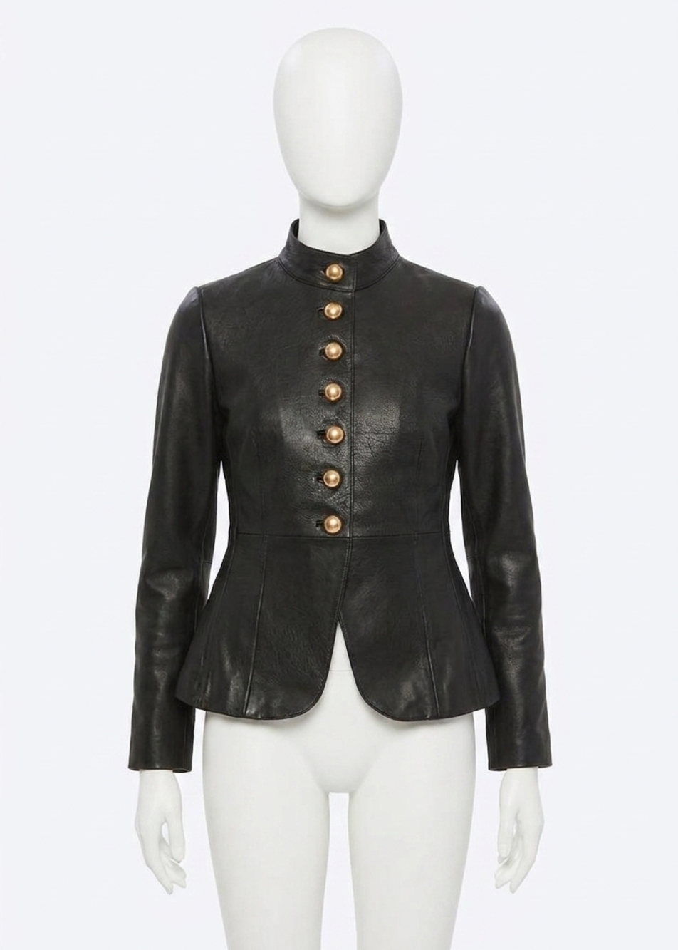 NEW CAMI NYC lorraine genuine leather jacket in black